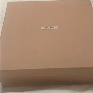 Miu miu denim platform sneakers